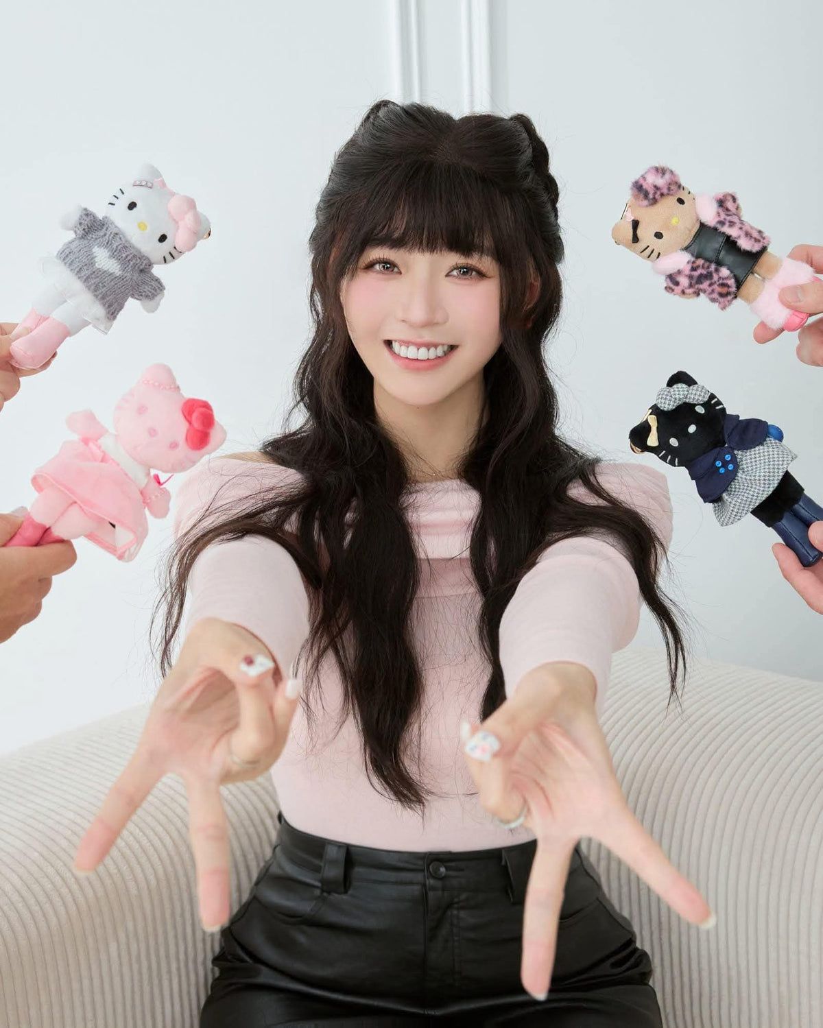 #預購|台灣7-11 Hello Kitty 長腿系列|15cm 絨毛吊飾盲盒(單入/4入套組)
