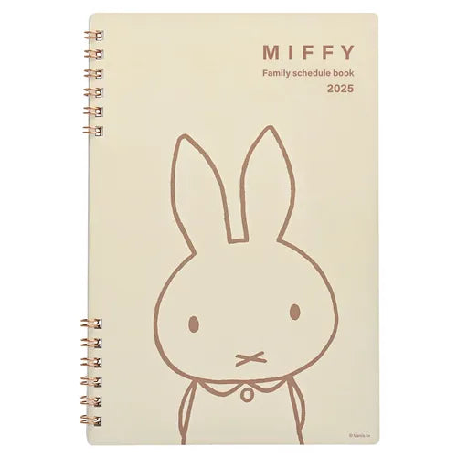 #日本預訂 🇯🇵Miffy 2025年A5月間線圈手帳 12月開始