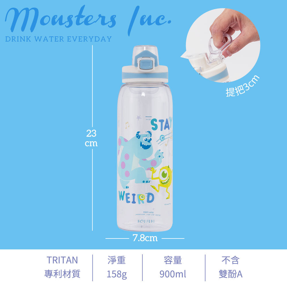 #台灣預訂 🇹🇼迪士尼系列-Tritan大容量彈蓋水瓶900ml